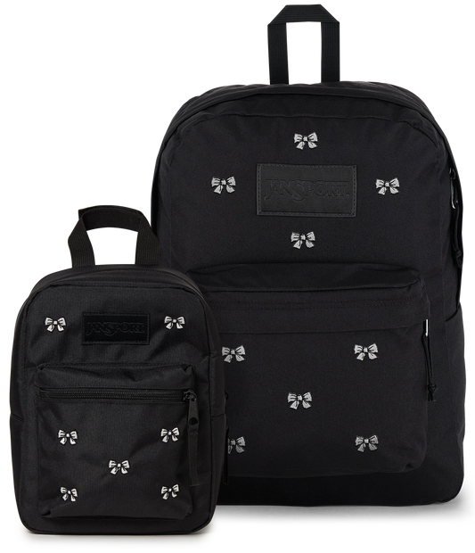 SuperBreak® Plus Embroidered Bows Black Set